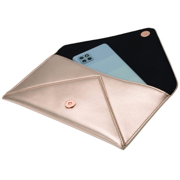 Champagne Metal Clutch - Image 4