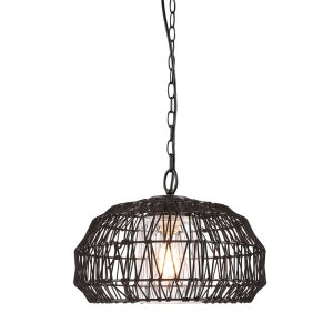 Single head outdoor/indoor plug-in pendant light