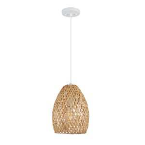 Hemp rope single head chandelier
