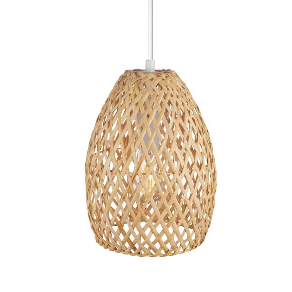 Hemp rope single head chandelier - Image 2