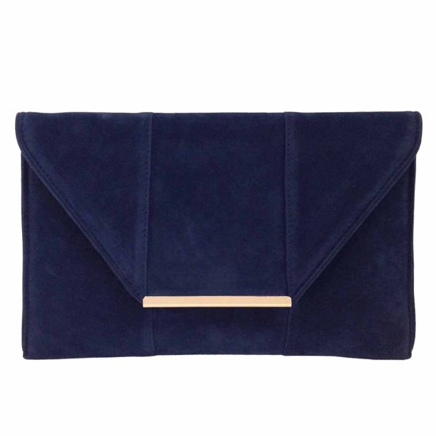 Women's Faux Suede Envelope Clutch - Image 5