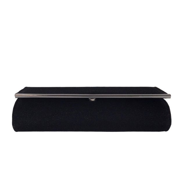 Black shiny evening clutch - Image 4