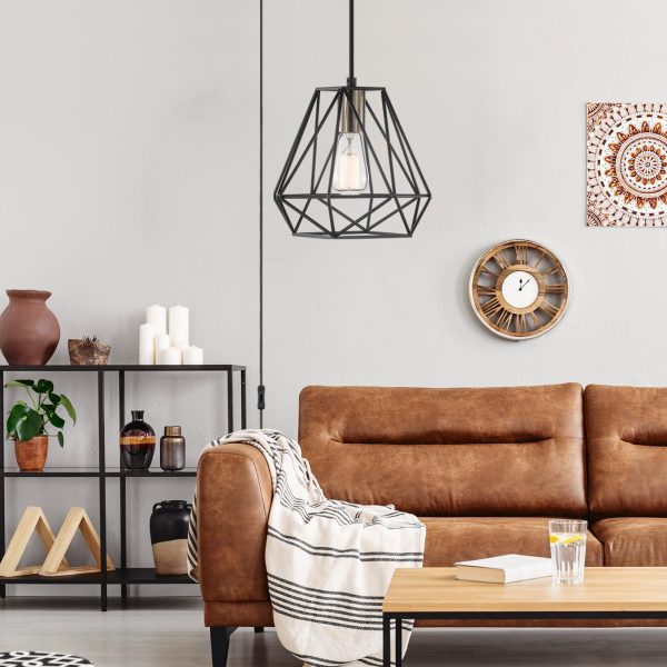 6-light plug-in or hard-wired pendant light - Image 5