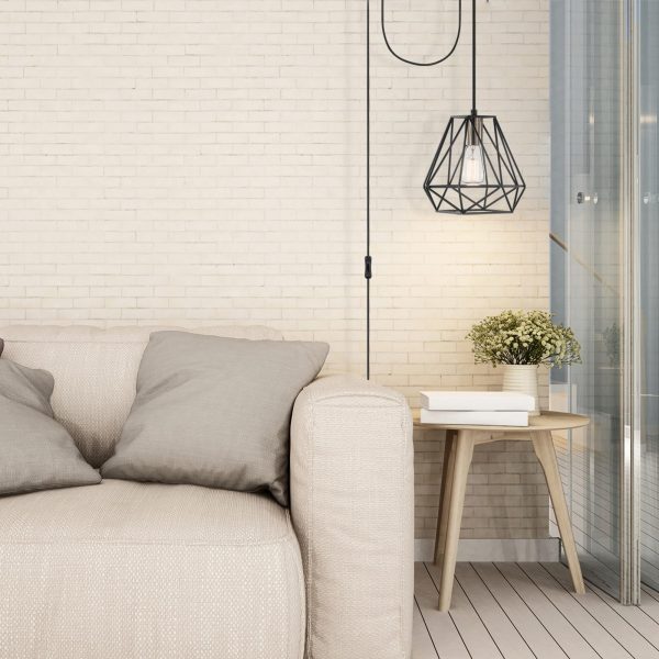 6-light plug-in or hard-wired pendant light - Image 3