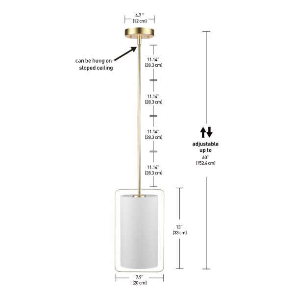 White and gold chandelier - Image 7