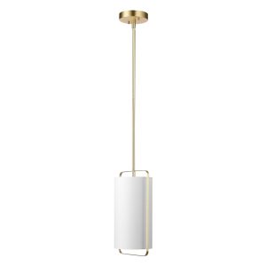 White and gold chandelier