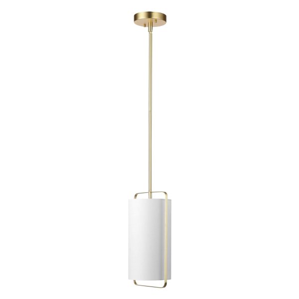 White and gold chandelier