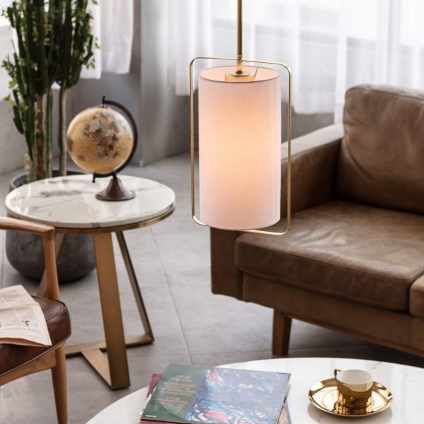 White and gold chandelier - Image 5
