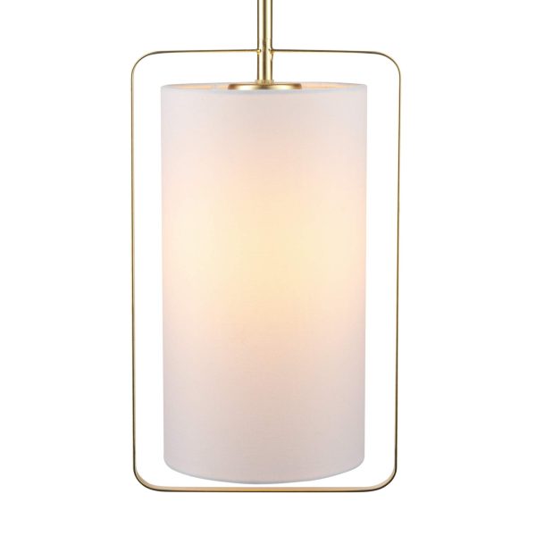 White and gold chandelier - Image 2