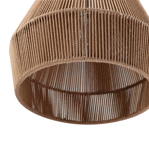 Hemp rope single head chandelier - Image 2