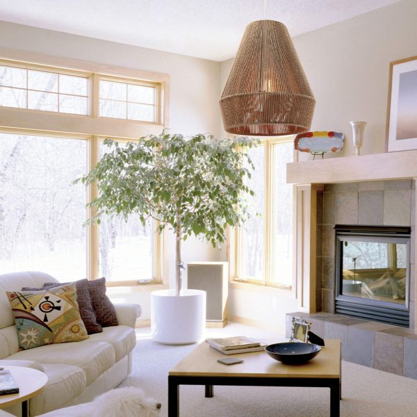 Hemp rope single head chandelier - Image 5