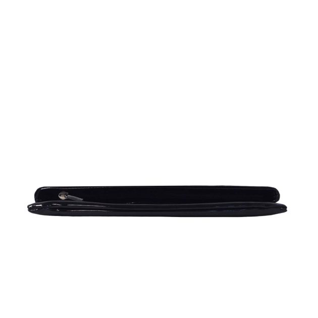 Black Basic Folding Clutch - Image 3