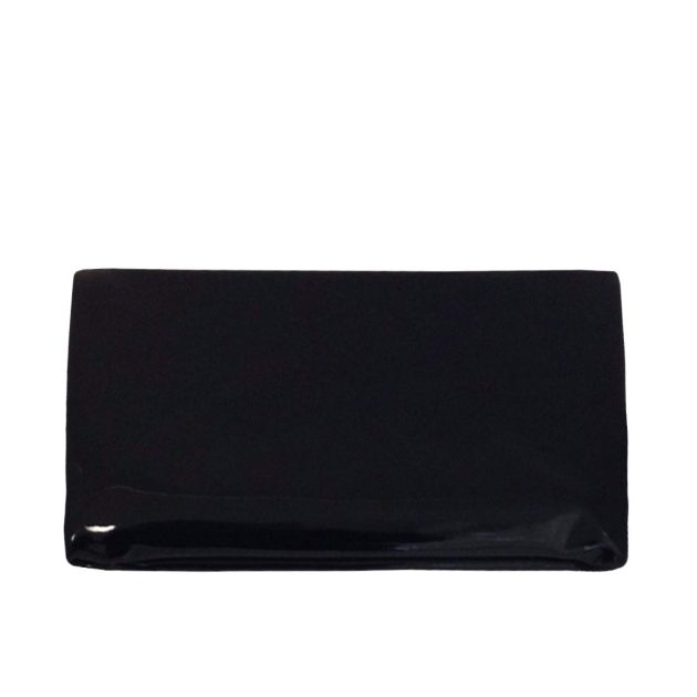 Black Basic Folding Clutch