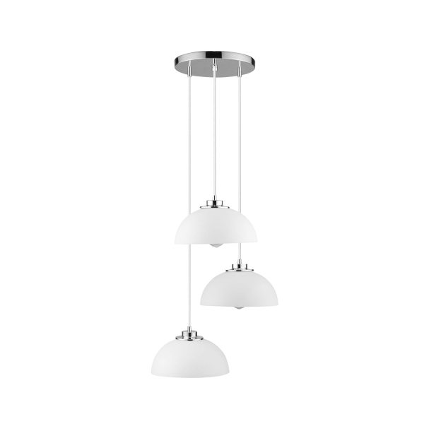 Three-head stacked chandelier