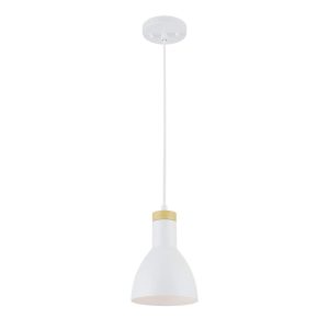 Matte wood grain decorative single head chandelier
