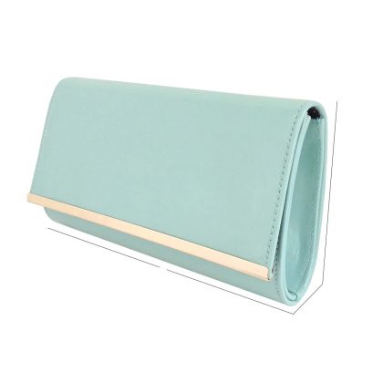 Faux Patent Glossy Candy Clutch