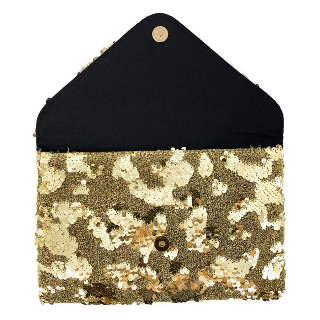 Flat Sequin Envelope Clutch - Image 4