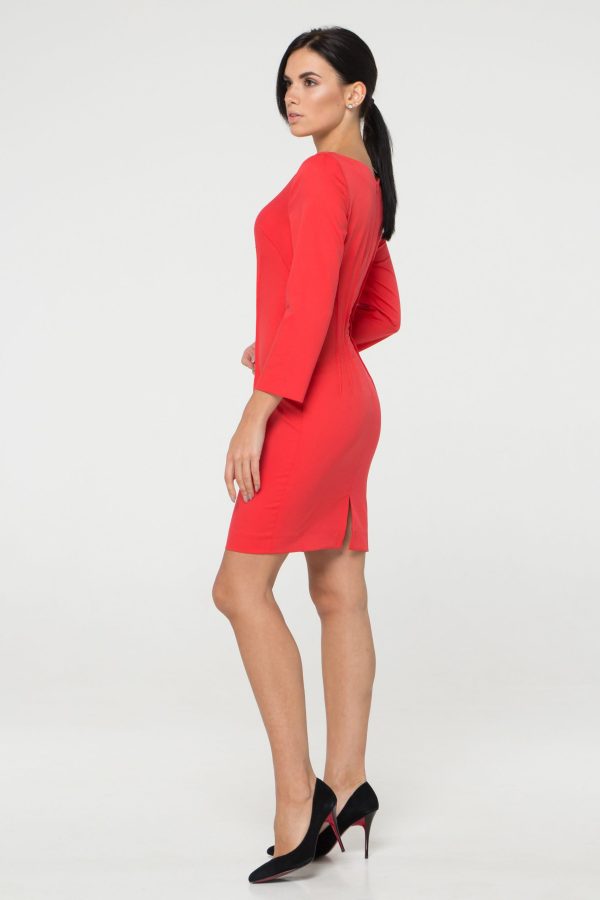 Red waist dress - Image 2