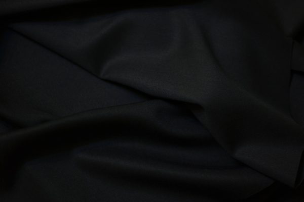 Black V Neck Slit Dress - Image 2