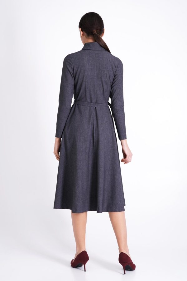 Retro style waisted skirt dress - Image 5