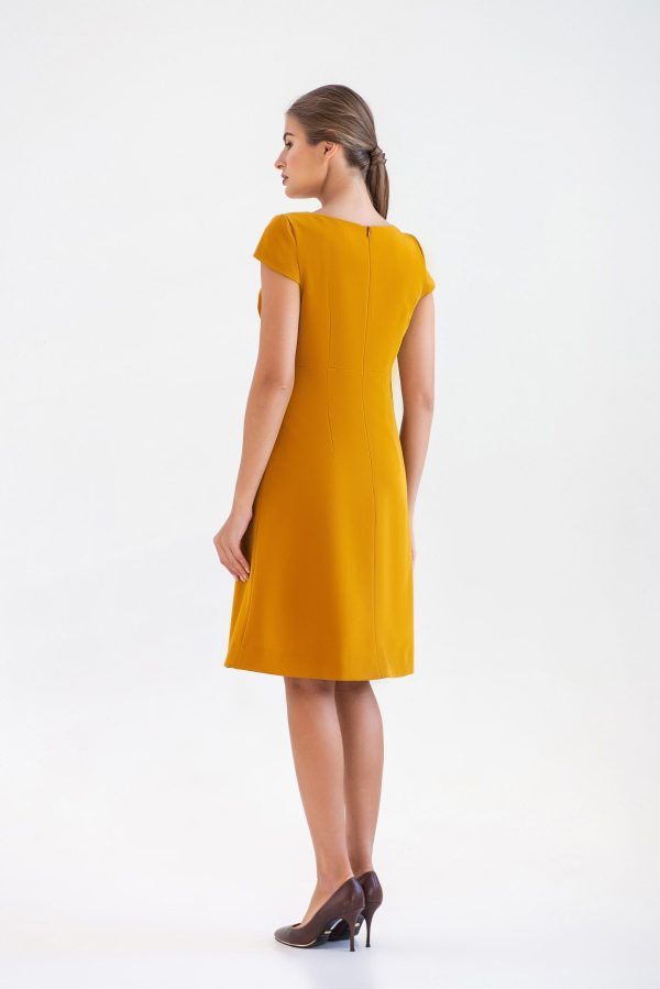 Sunset Gold Waist Dress - Image 3