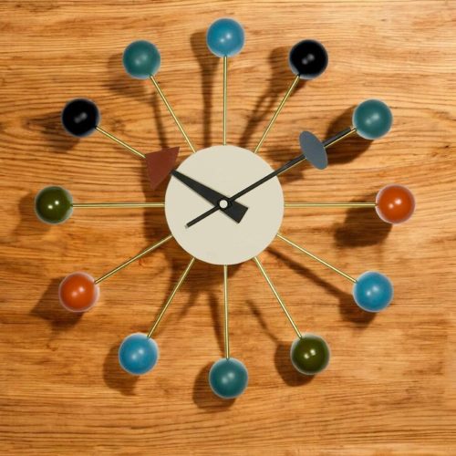 A unique wall clock with an artistic design