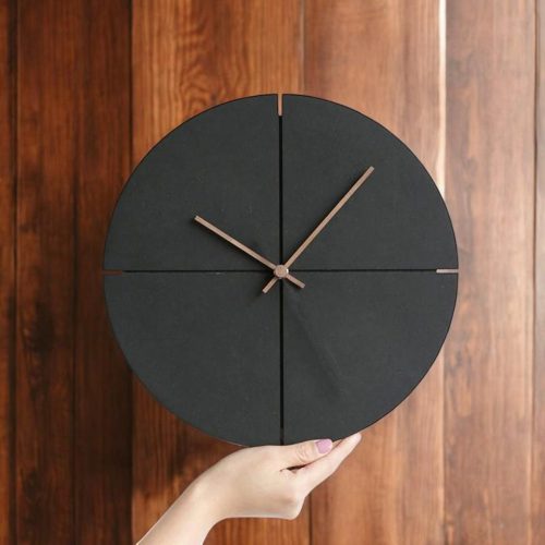Industrial Geometric Wall Clock
