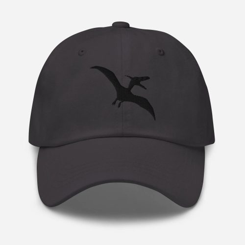 Pterosaur embroidered baseball cap