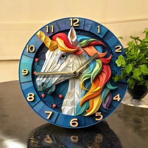 Unicorn Wall Clock