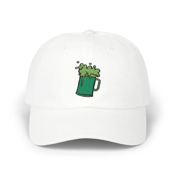Green beer embroidered baseball cap - Image 6