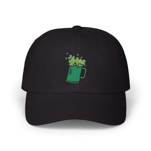 Green beer embroidered baseball cap