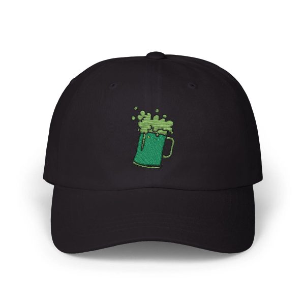 Green beer embroidered baseball cap