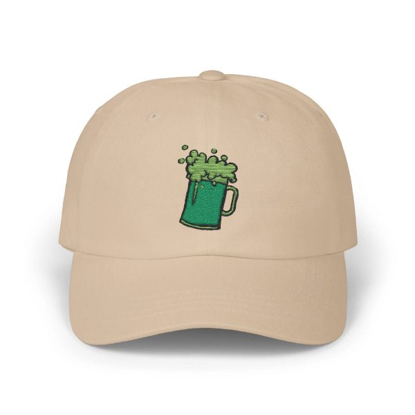Green beer embroidered baseball cap - Image 2