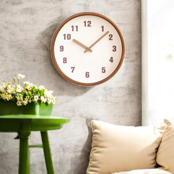 Wall Clock with a Simple White Dial - Image 2