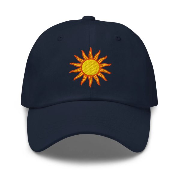 sun embroidered baseball cap - Image 4