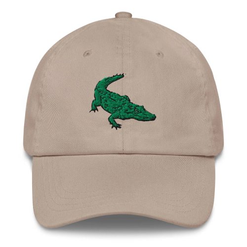 crocodile embroidered baseball cap